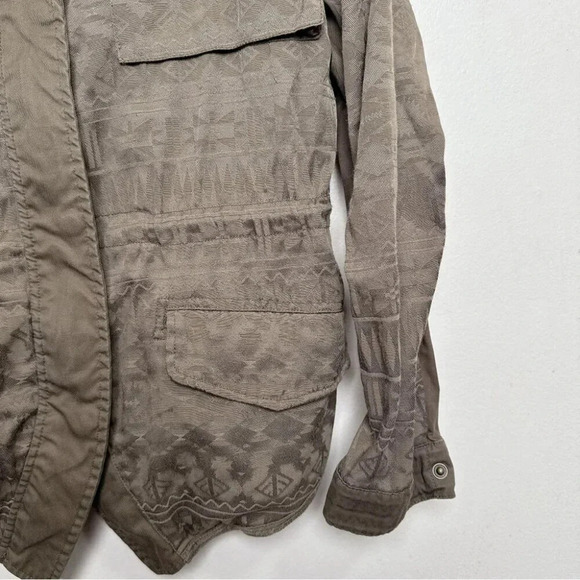 Maison Scotch Womens  M Brown Military Jacket Gorp Core - Picture 7 of 13